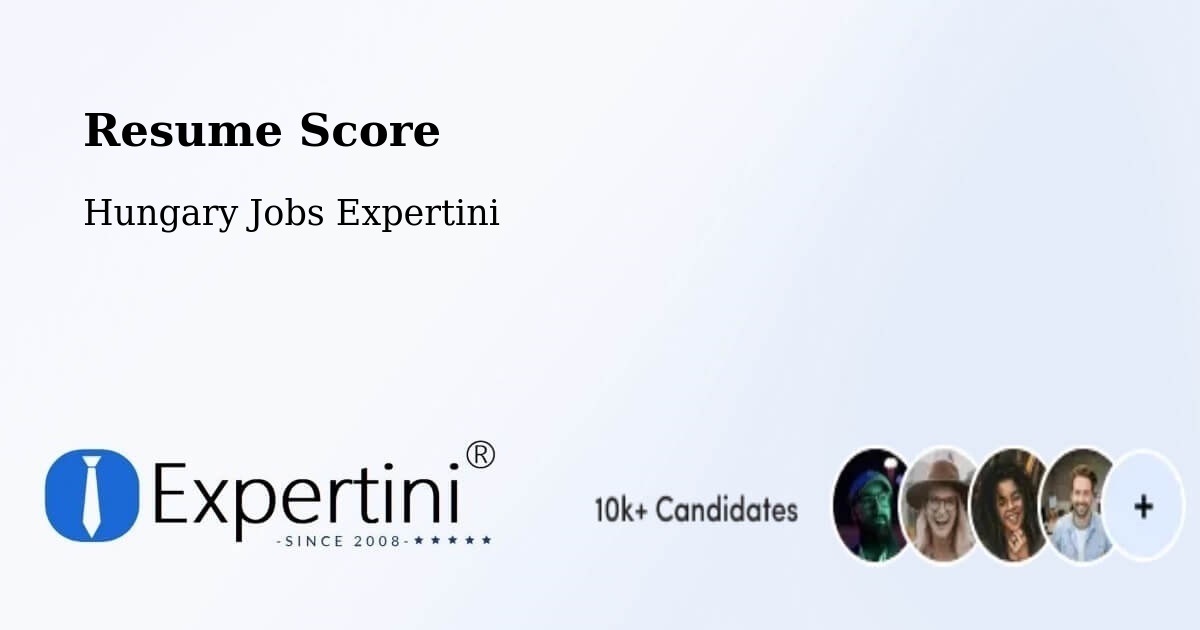 Resume Score & Job Description Match Tool – Ács - Hungary Jobs Expertini